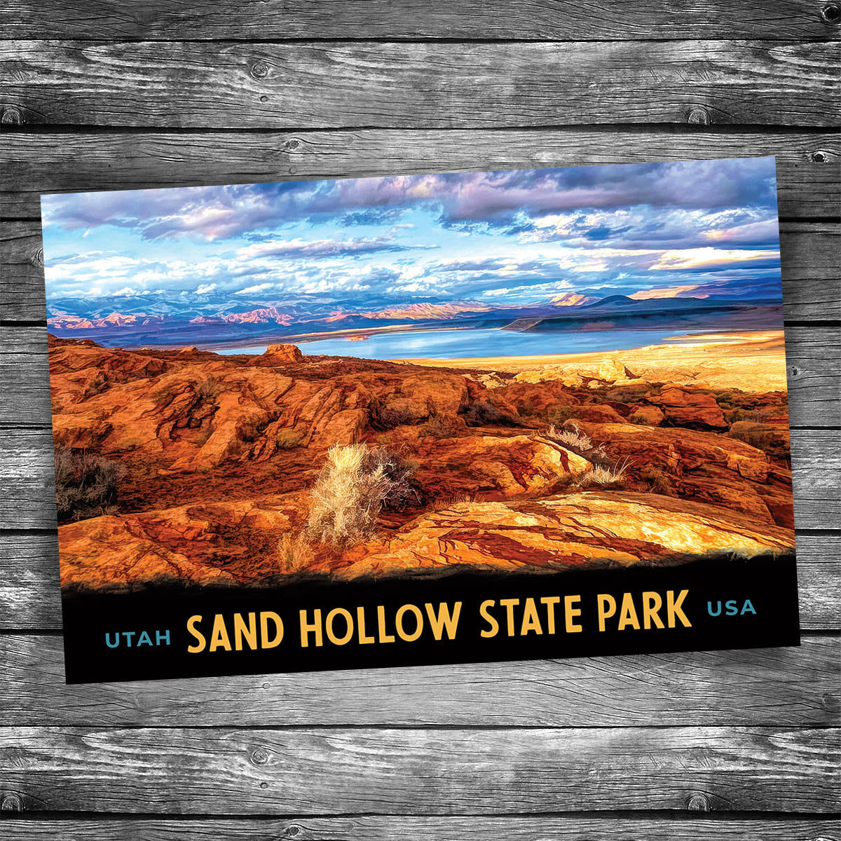 Sand Hollow State Park | 4x6 Postcard No. 3 | Set of 8
