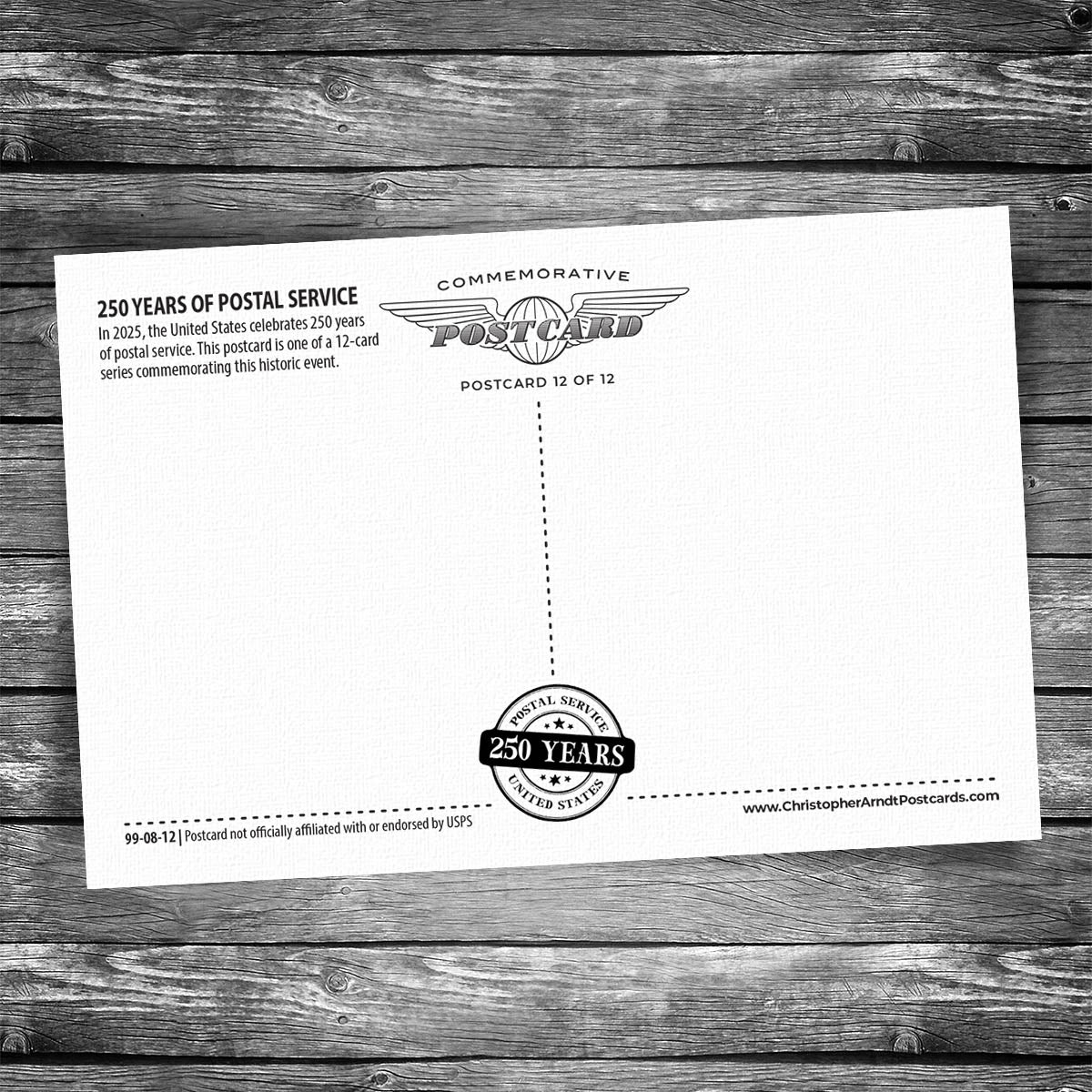 Post Office 250th Anniversary | Postcard 12 of 12
