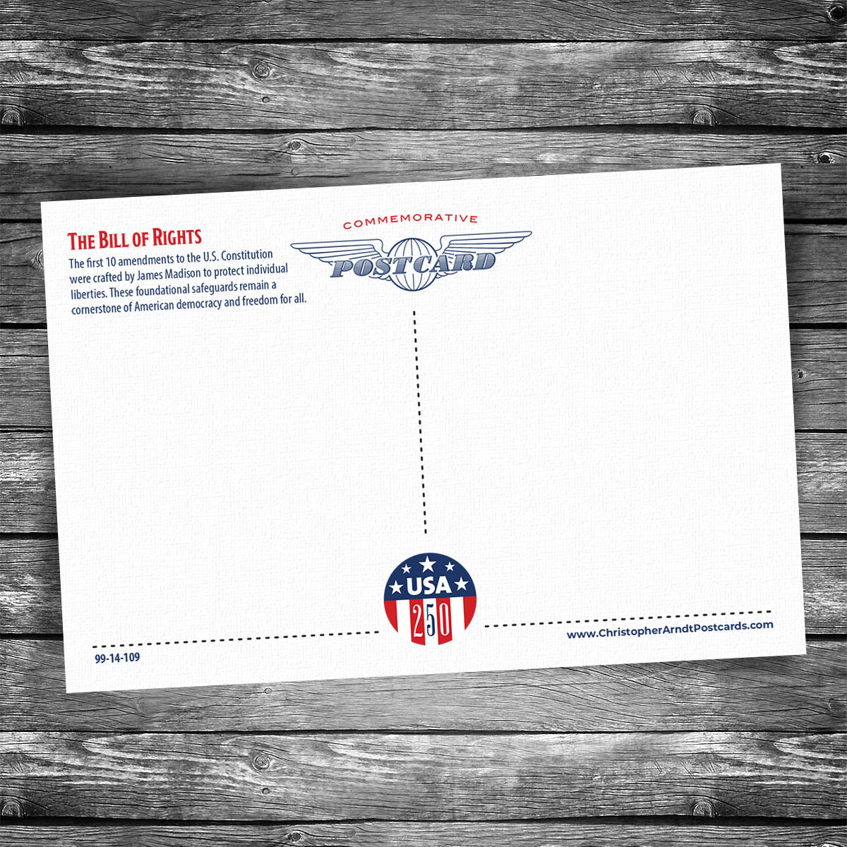 The Bill of Rights | 4x6 Postcard