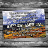 America the Beautiful | 4x6 Postcard