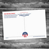 America Baseball Logo | 4x6 Postcard