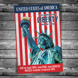 Patriotic Statue of Liberty | 4x6 Postcard
