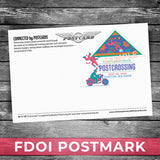 Postcrossing FDOI Postmark | 4x6 Postcard