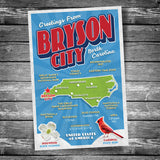 Greetings from Bryson City NC Postcard | Set of 8