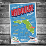 Greetings from Melbourne FL Postcard | Set of 8