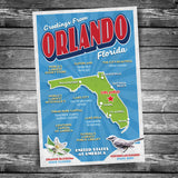 Greetings from Orlando FL Postcard | Set of 8