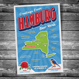 Greetings from Hamburg NY Postcard | Set of 9