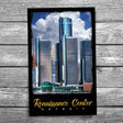 Detroit Renaissance Center Postcard