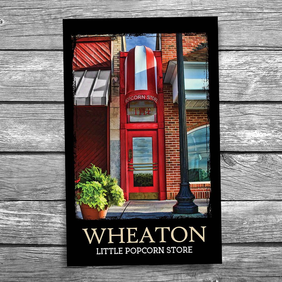 Little Popcorn Store Postcard