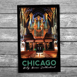 Chicago Holy Name Cathedral Organ Postcard