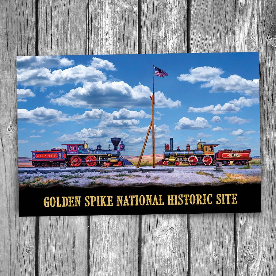 Golden Spike National Historic Site Postcard