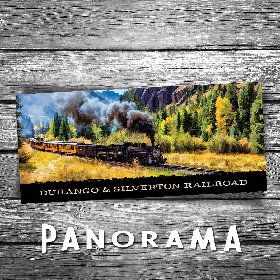 Durango and Silverton Panorama Postcard