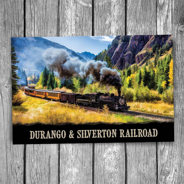 Durango and Silverton Scenic Railroad Postcard