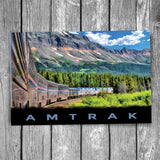 Amtrak Empire Builder Glacier Park Postcard