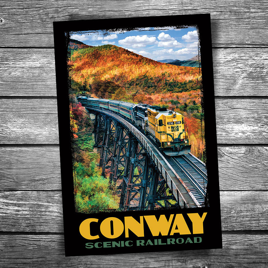 Conway Scenic Railroad Postcard