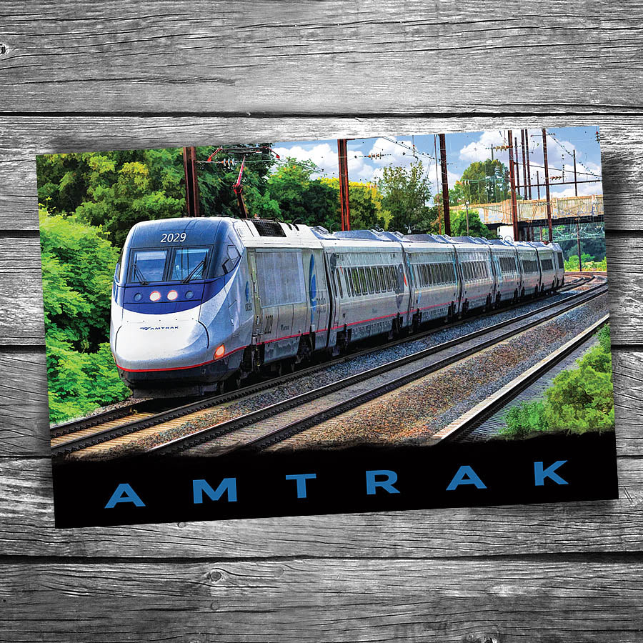 Amtrak Acela Postcard