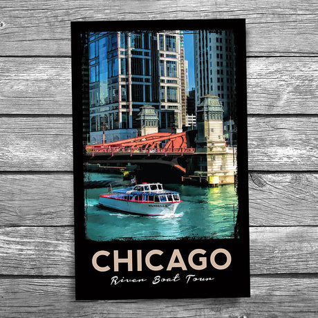 Chicago Wendella Boat Tours Postcard