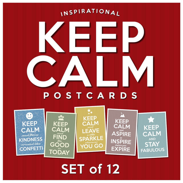 Keep Calm Postcards | Set of 12