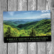 Lush Hills Smoky Mountain National Park Postcard