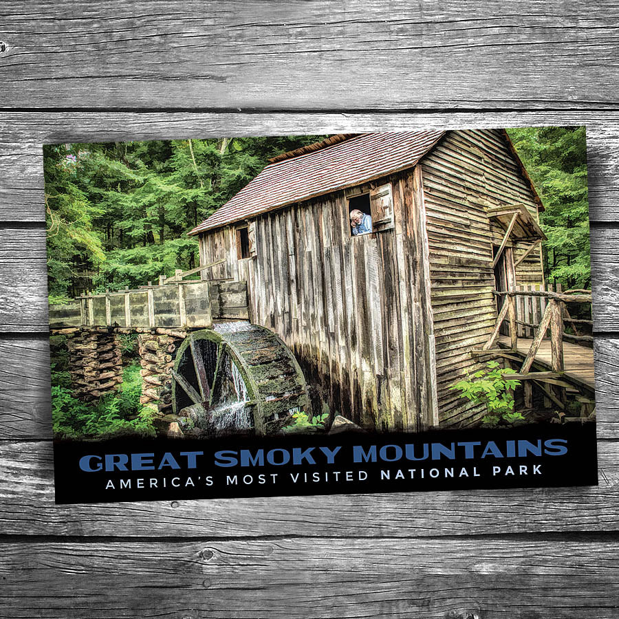 Cable Mill Smoky Mountain National Park Postcard