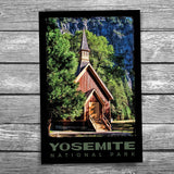 Yosemite National Park Valley Chapel Postcard
