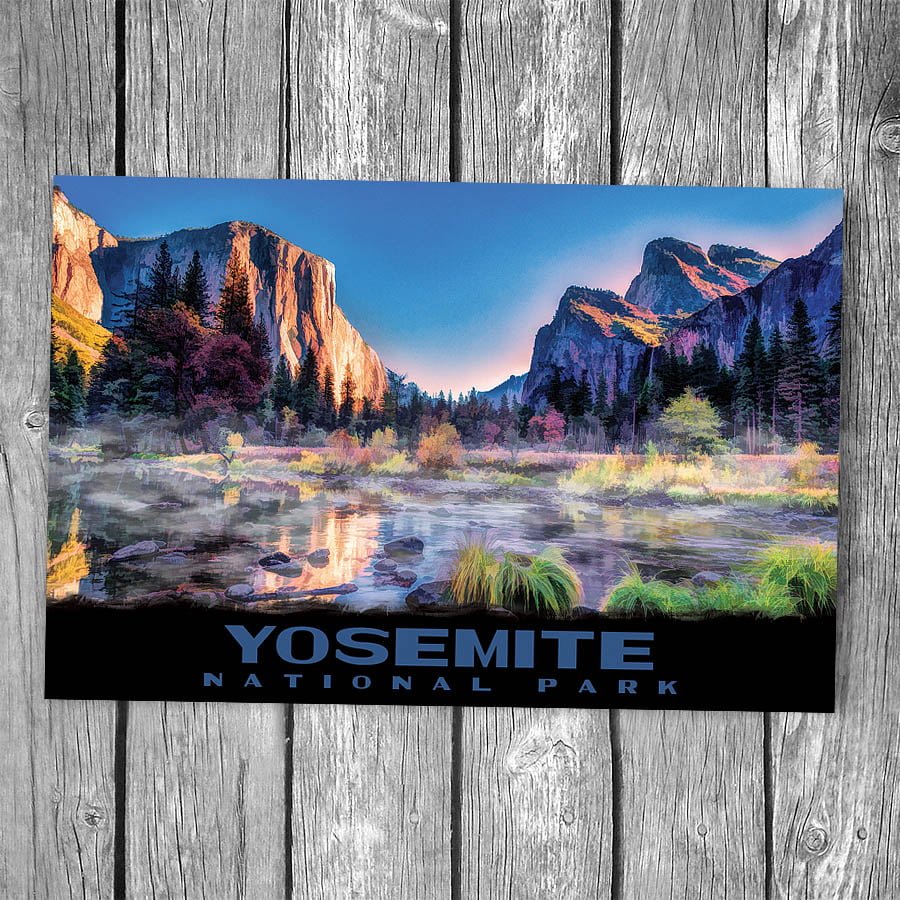Yosemite National Park Valley Stream Postcard