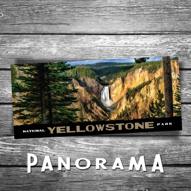 Yellowstone Panorama Postcard