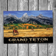 Grand Teton National Park Horses Postcard