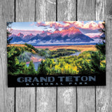 Grand Teton National Park Snake River Postcard