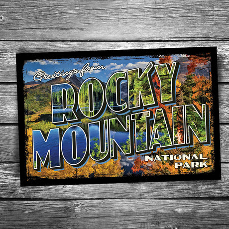 Greetings From Rocky Mountain National Park Postcard