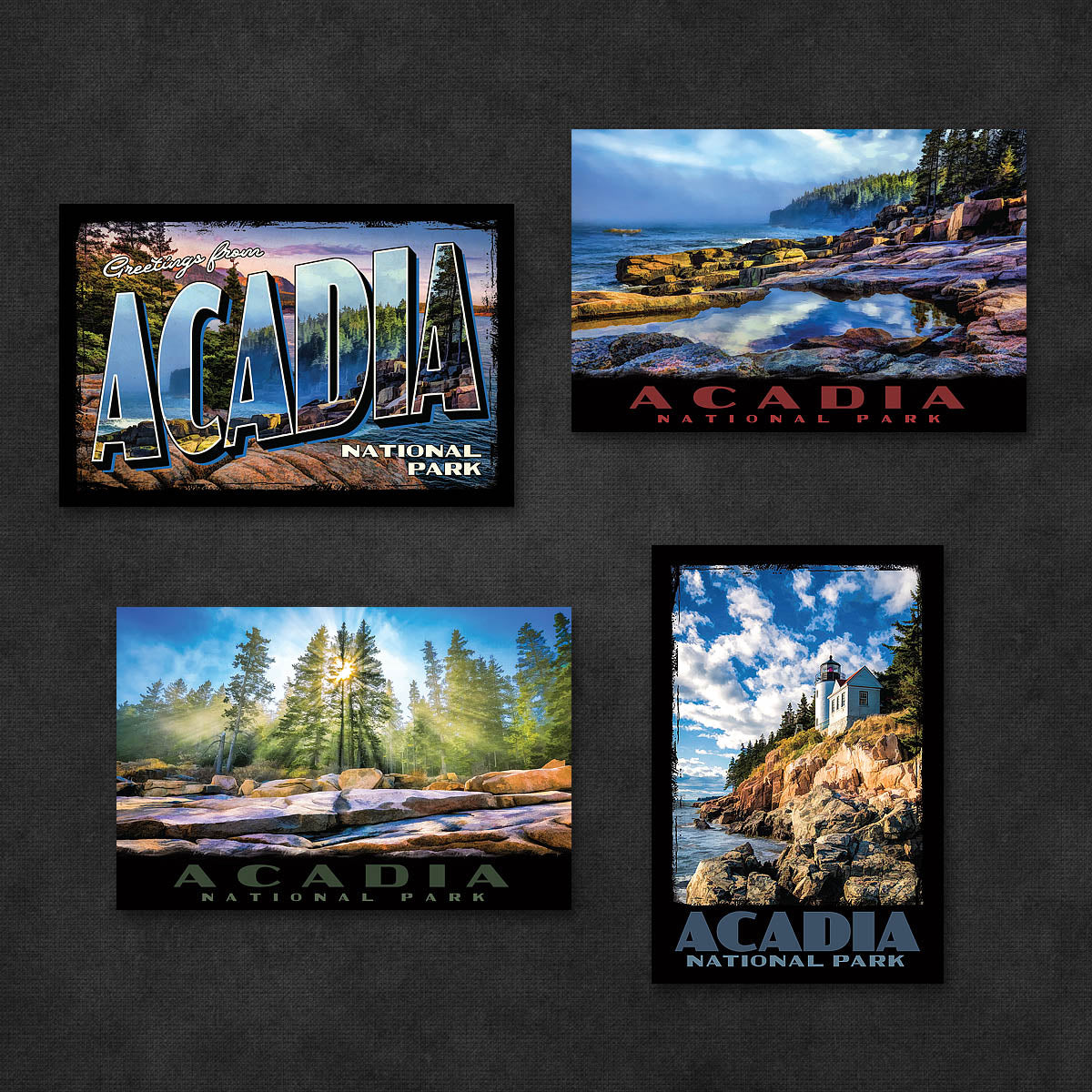 Acadia National Park Postcards | Set of 8