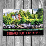 Sherwood Point Lighthouse Postcard