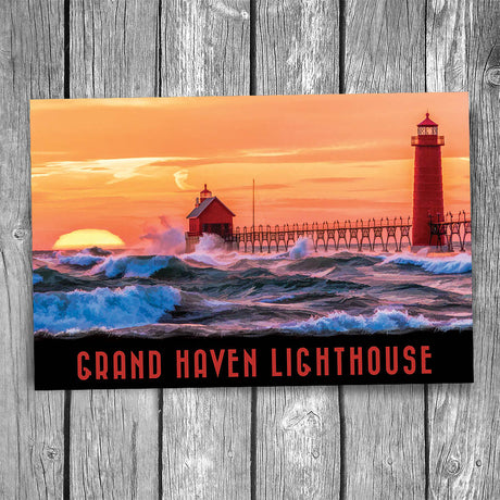 Grand Haven Lighthouse Postcard