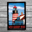 West Quoddy Head Lighthouse Postcard