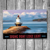 Spring Point Ledge Lighthouse Postcard