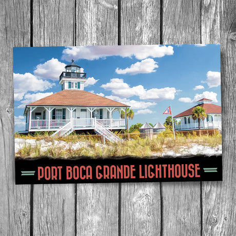 Port Boca Grande Lighthouse Postcard