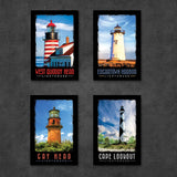 Atlantic Coast Lighthouse Postcards | Set of 18