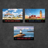 Atlantic Coast Lighthouse Postcards | Set of 18