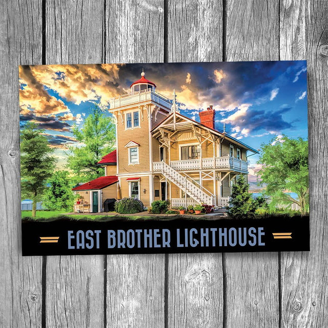 East Brother Lighthouse Postcard
