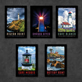 Pacific Coast Lighthouse Postcards | Set of 18