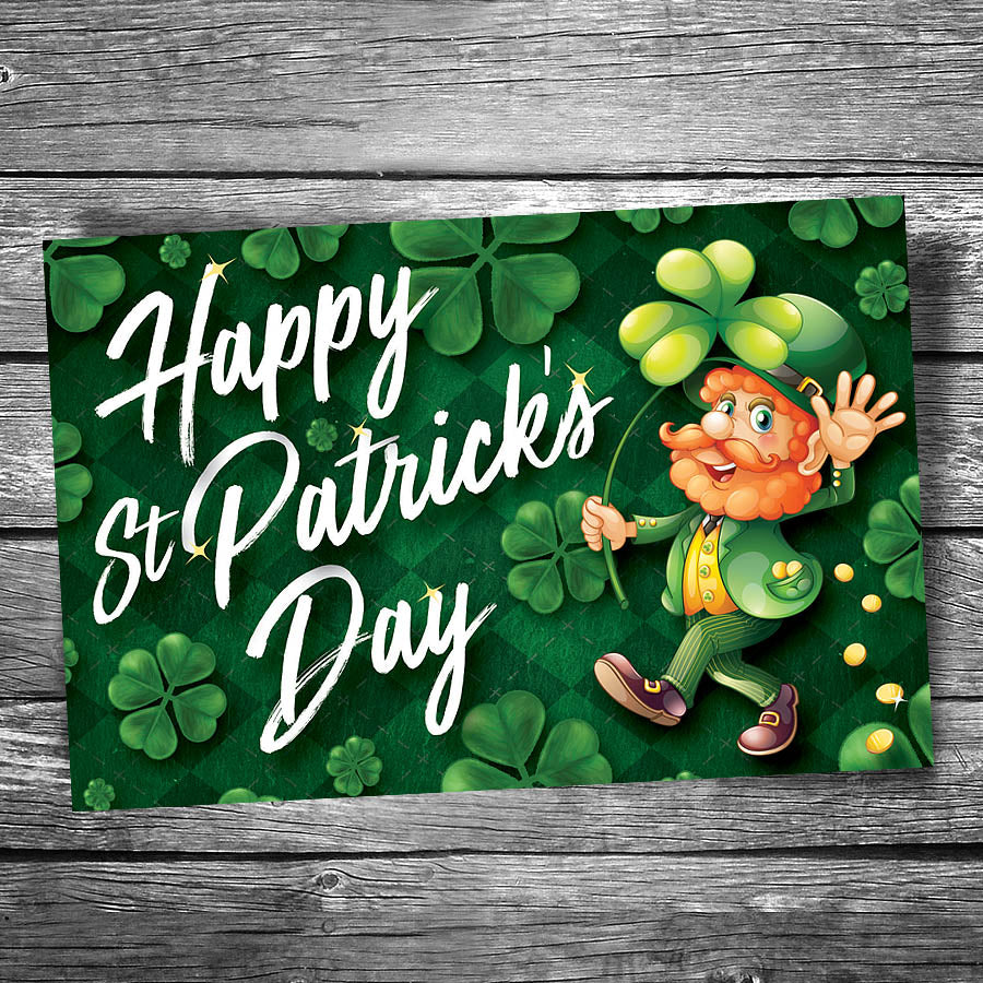 St. Patrick's Day Leprechaun Postcard