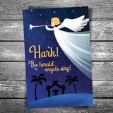 Christmas Hark the Herald Postcard