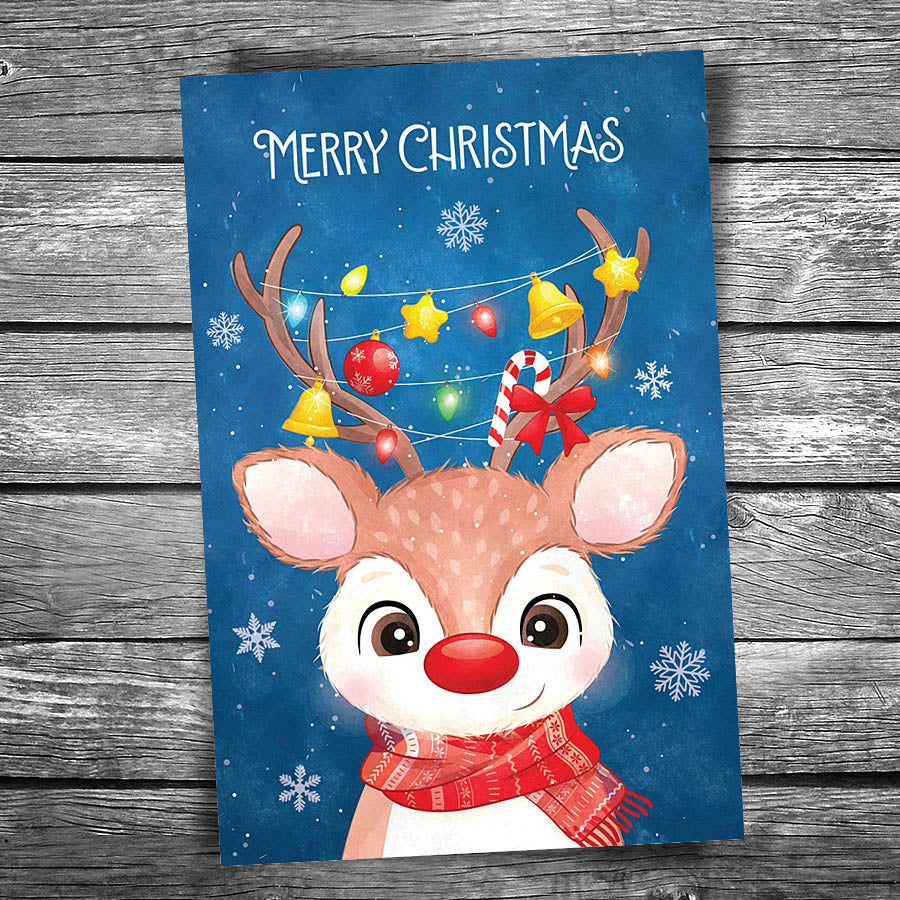 Rudolph the Red Nosed Reindeer Postcard – Christopher Arndt Postcard Co