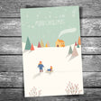 Countryside Christmas Postcard