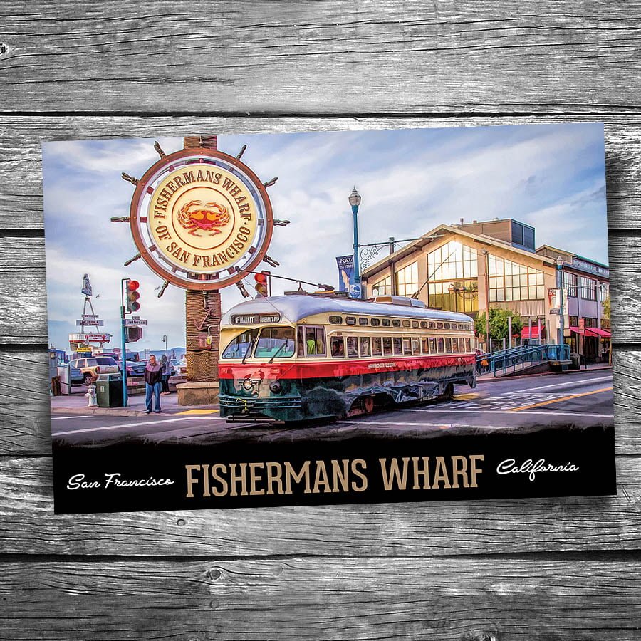 San Francisco Fisherman's Wharf Postcard
