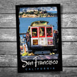 San Francisco Cable Car Postcard