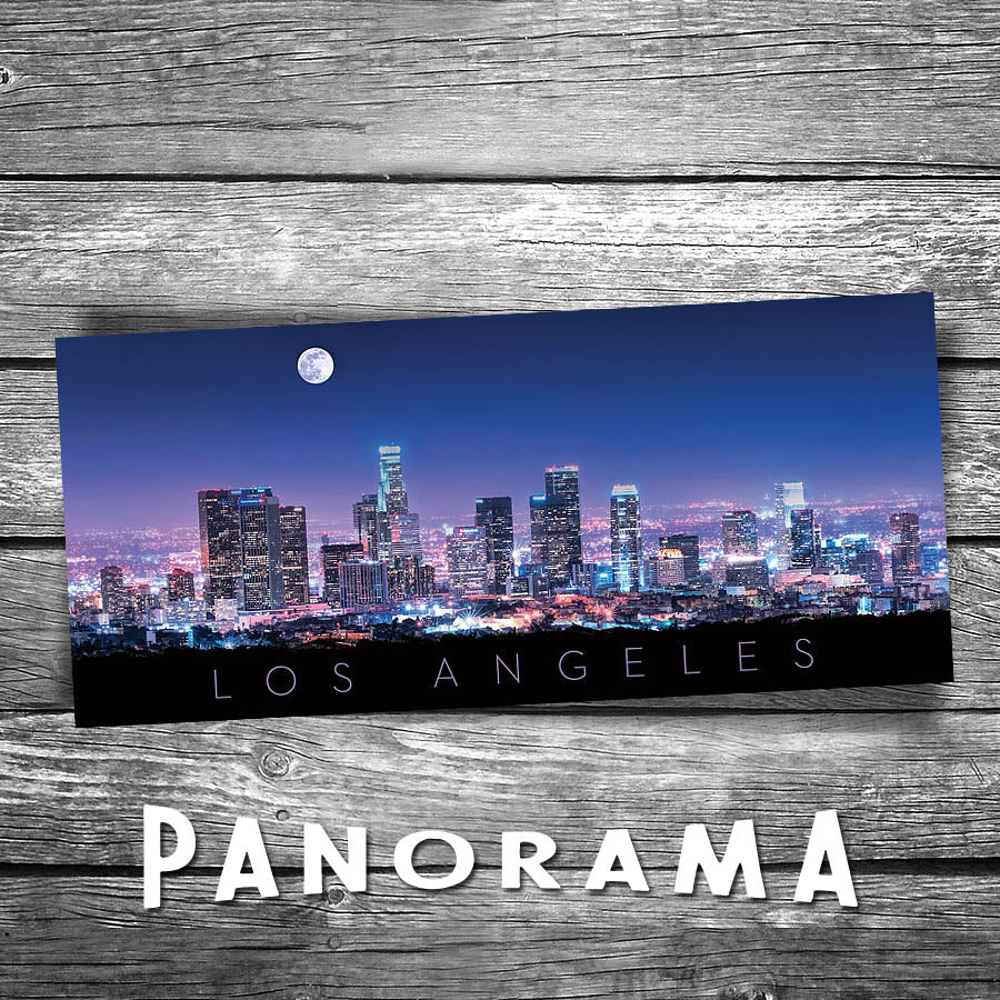 Los Angeles Panorama Postcard