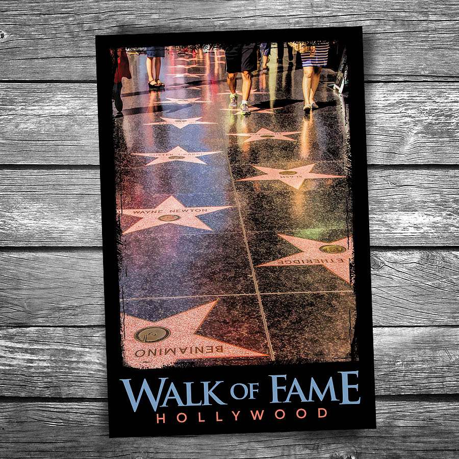 Walk of Fame Postcard