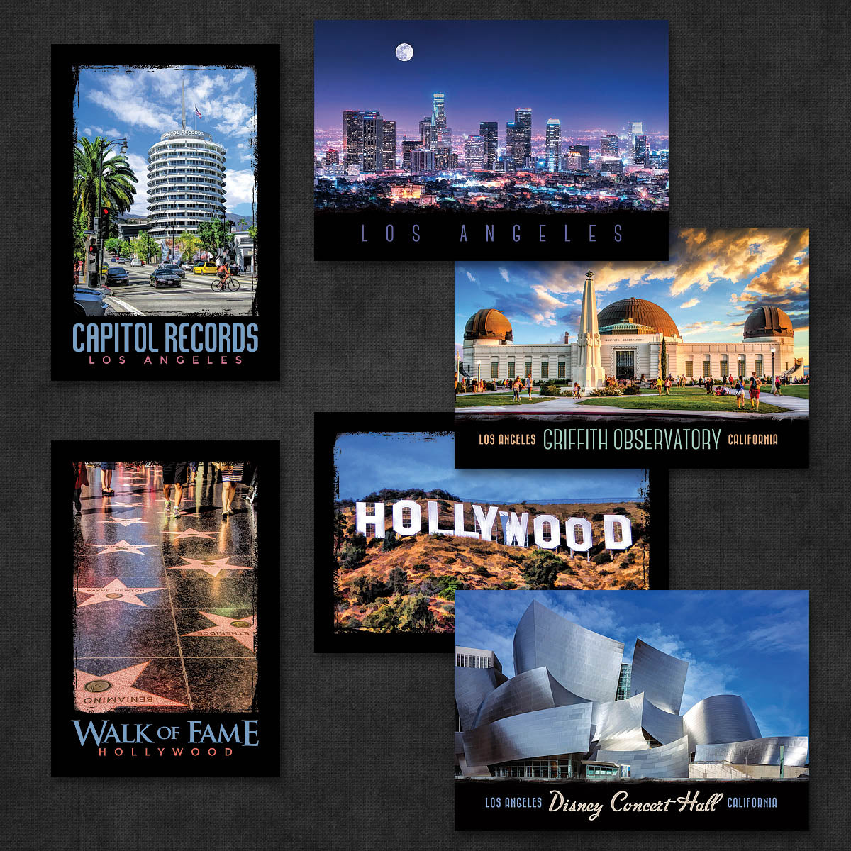 Los Angeles Postcards | Set of 12