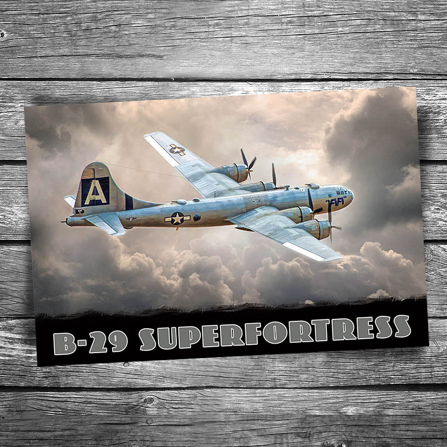 B-29 Superfortress Postcard
